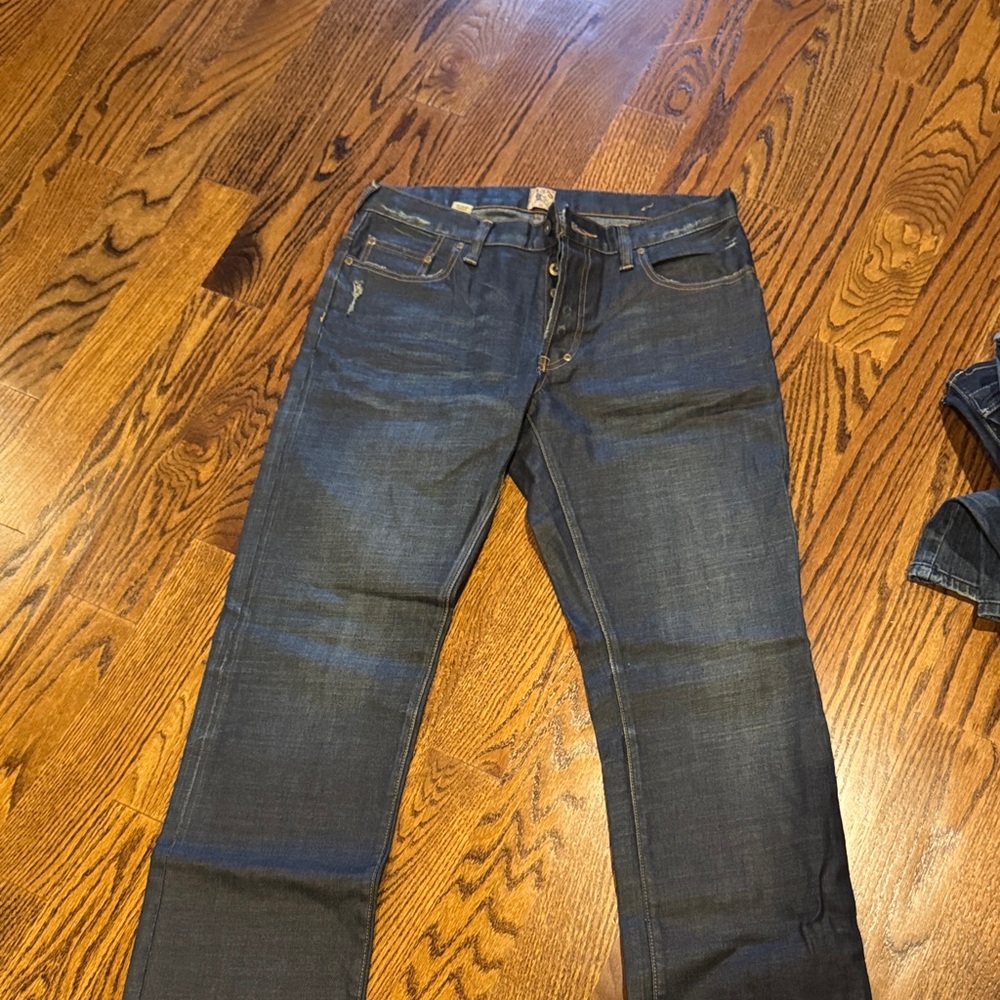 PRPS Men's Dark Indigo Straight Jeans - Picture 2 of 2